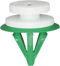 Keretüübel POM NATURAL / GREEN. 16Tk.
