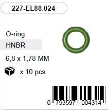 6,8 x 1,78 mm HNBR O-rõngas