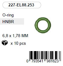 6,8 x 1,78 mm HNBR O-rõngas