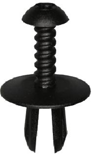 Plasttüübel-kruvi Ø 6,5 MMBLACK. 25Tk.