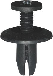 Plasttüübel-kruvi Ø 6,0 MM PA 6 BLACK. 10Tk.