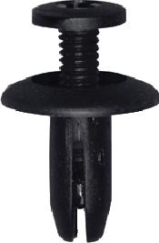 Plasttüübel-kruvi BLACK. 10Tk.