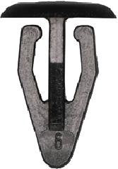 Keretüübel Ø 7,8 - 8,0 MM POM BLACK 20Tk.