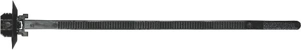 Kaablikinnitus 140 X 5,0 MM MIT FUSS PA 66 BLACK 12Tk.