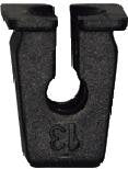 Keretüübel ST. 4,8 MM PA 6 GF 30 BLACK 20Tk.