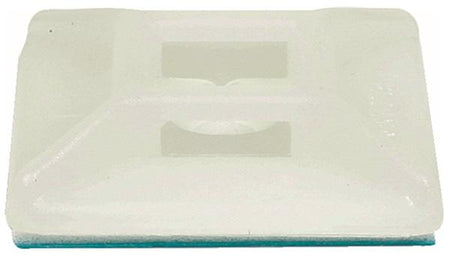 Kinnitusvitsaankur liimitav WHITE 19x19mm 3,2mm 50Tk