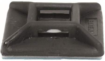 Kinnitusvitsaankur liimitav Black 26x26mm 7,8mm 50Tk