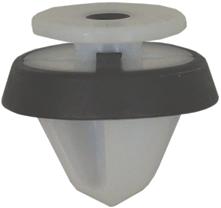 Keretüübel NATURAL WITH RUBBER LIP BLACK. 10Tk.