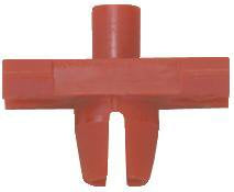 Keretüübel PA 66 RED 20Tk.