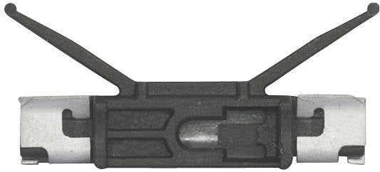 Keretüübel POM BLACK / METALL SI 10Tk.
