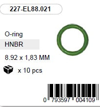 8,92 x 1,83 mm HNBR O-rõngas