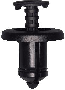 Plasttüübel Ø 8,2 MM POM / PA 66 FG 13 BLACK WITH SLOT. 12Tk.