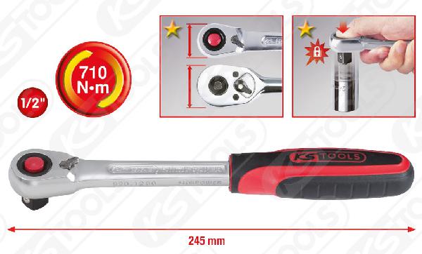 Narre 1/2", 72-hammast SLIMPOWER