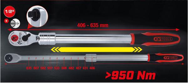 Narre 1/2" MONSTER teleskoop 100-hammast