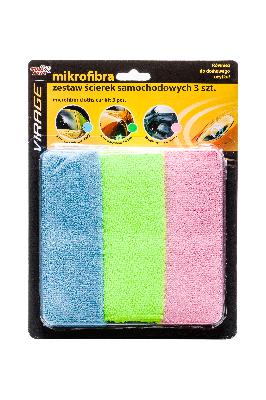 AMTRA MICROFIBRE CLEANING CLOTHS 3PCS