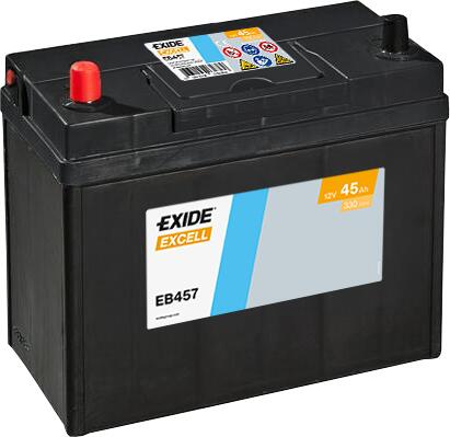 AKU EXIDE EXCELL 45AH 330A 237x127x227 +/- väike