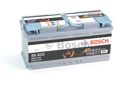 BOSCH AGM 105Ah 950A 393X175X190mm -/+
