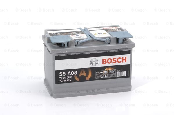BOSCH AGM 70Ah 760A 278X175X190MM -/+