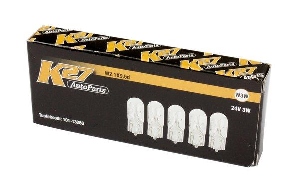 AUTOL.K27 W3W 24V 3W W2,1X9,5D