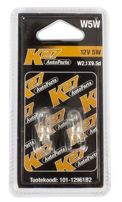 AUTOL.K27 W5W 12V 5WW2,1X9,5 BLISTER