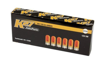 AUTOL.K27 WY5W 12V 5W W2.1X9.5D AMBER