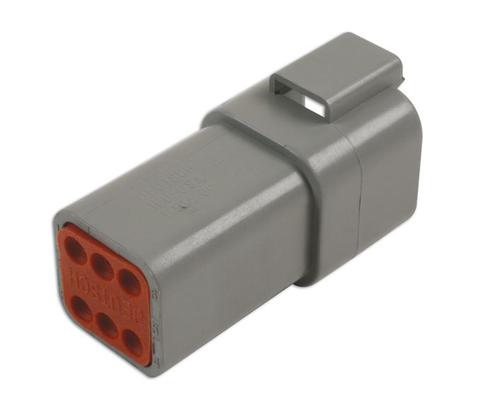 DEUTSCH -PISTIKUPESA 6-PIN,0,5-