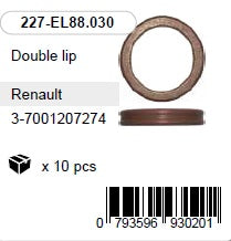 Dual Lip Renault 3-7001207274