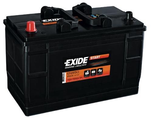 EXIDE 110AH 850A 350X175X235 START +/-