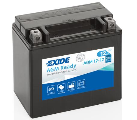 EXIDE 12V AGM 12Ah 200A(EN) 150x87x145 +/-