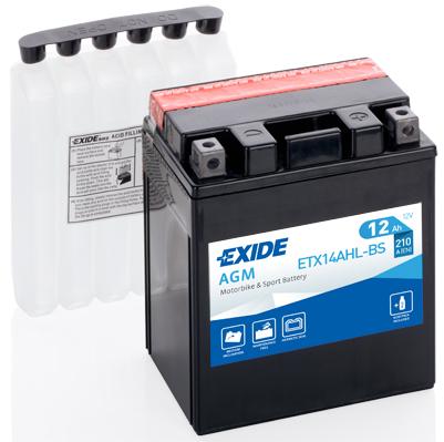 EXIDE 12V MF 12Ah 200A(EN) 134x89x164 -/+