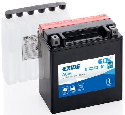 EXIDE 12V MF 18Ah 270A(EN) 150x87x161 +/-