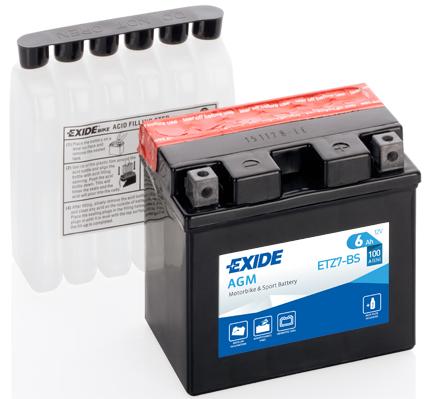 EXIDE 12V MF 6Ah 130A(EN) 113x70x105 -/+