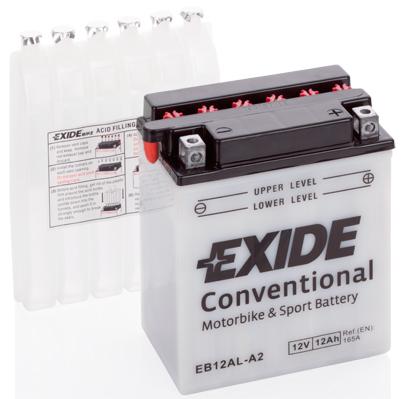 EXIDE 12V HOOLDATAV 12Ah 165A(EN) 134x80x160 -/+