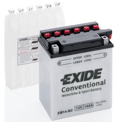 EXIDE 12V HOOLDATAV 14Ah 145A(EN) 134x89x166 +/-