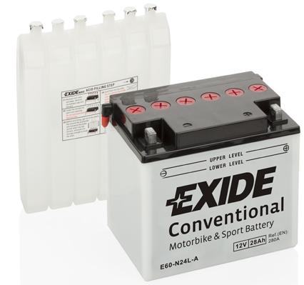 EXIDE 12V HOOLDATAV 28Ah 280A(EN) 184x124x169 -/+