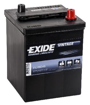 EXIDE 6V 80AH 158X165X220 EXIDE 6V VINTAGE -/+