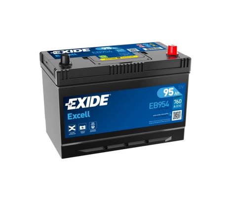 EXIDE 95AH 760A 306X173X222 EXCELL -/+