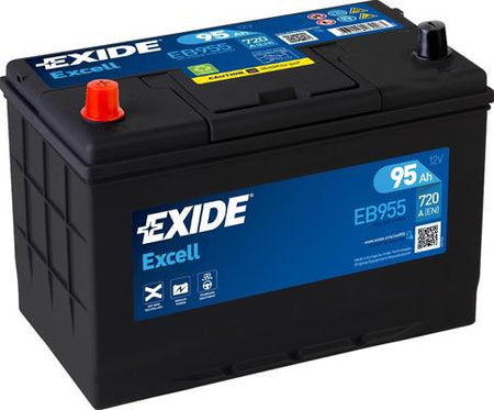 EXIDE 95AH 760A 306X173X225 EXCELL +/-