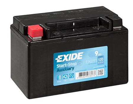 EXIDE 9AH 120A 150X90X105 Start/Stop AGM +/-