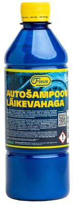 FIXUS CAR SHAMPOO WITH GLOSS WAX 500ML