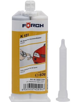 FÖRCH K151 2K PLASTIC REPAIR ADHESIVE K151 60G FOR GUN
