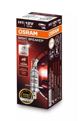 H1 55W 12V P14,5S NIGHT BREAKER SILVER