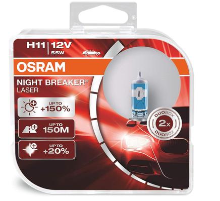 H11 55W NIGHT BREAKER LASER® +150%