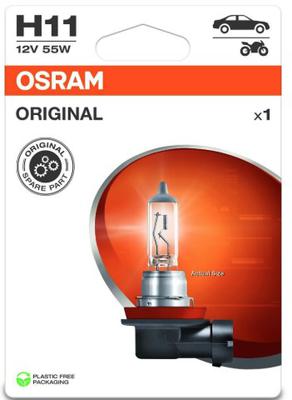 H11 55W OSRAM BLISTER 1 TK