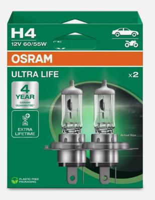 H4 60/55W ULTRA LIFE 12V