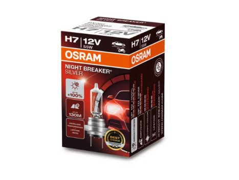 H7 55W 12V PX26D NIGHT BREAKER SILVER