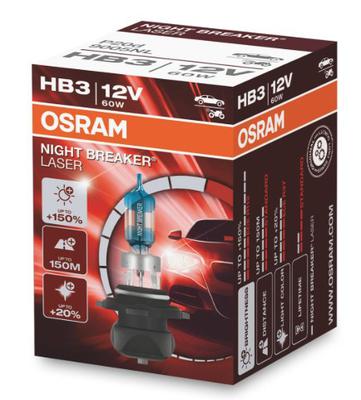 HB3 60W 12V P20D NIGHT BREAKER LASER +15