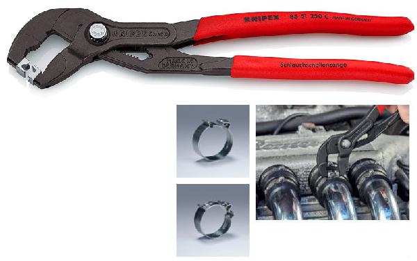 Voolikuklambritangid COBRA 180 mm CLICK klambritele