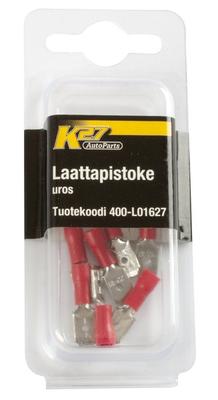 JUHTMEOTSIK PUN 6,3 MM, 10TK, ISANE