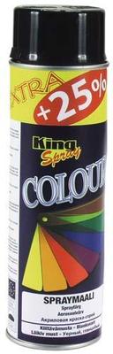 KING BLACK GLOSS ACRYLIC PAINT 500ML
